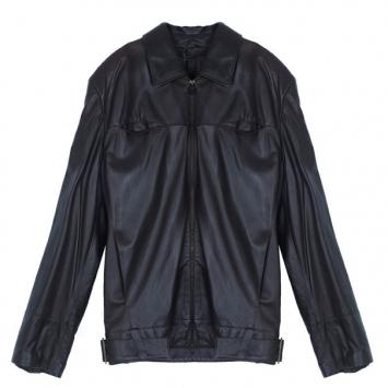 Pre Owned Fendi Brown Leather Jacket L