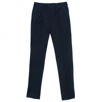 Pre Owned Fendi Black Wool Trousers M