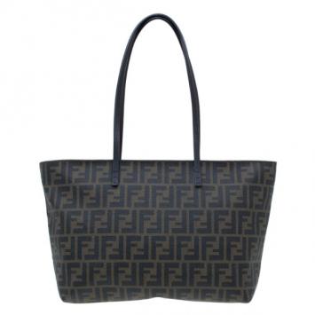Fendi Zucca Tobacco Roll Tote