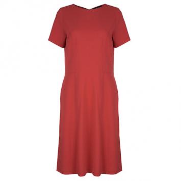 Derek Lam Red Shift Silk Dress M