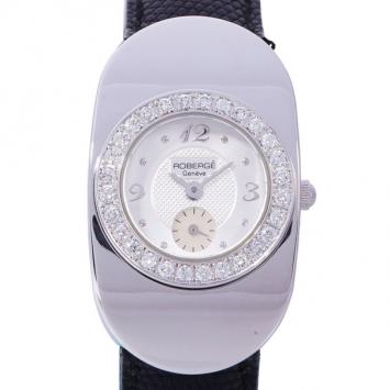 Roberge White 18K White Gold Intuition Women's Wristwatch 25MM