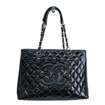 Chanel Enamel Caviar Grand Shopper Tote GST