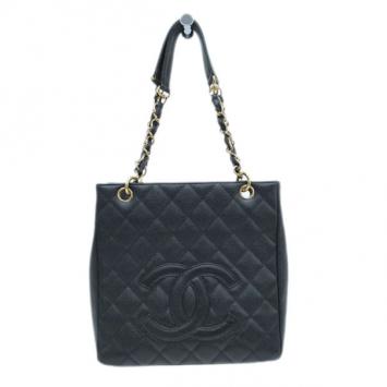 Chanel Black Caviar  Petit Shopping Tote PST