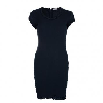 Bottega Veneta Silk Cotton Blend Crepe Dress S