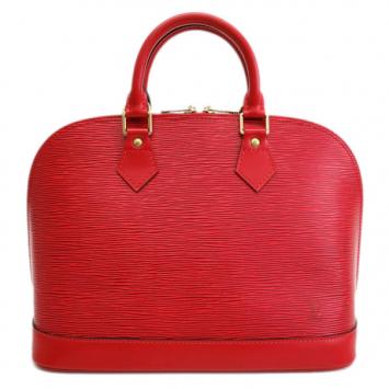 Louis Vuitton Rouge Castillian Epi Leather Alma PM