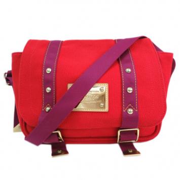 Louis Vuitton Antigua Rouge Canvas Besace PM