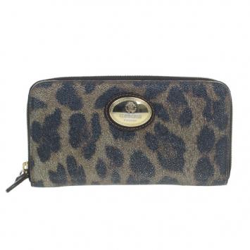 Roberto Cavalli Leopard Print Wallet