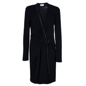 Emillio Pucci Black Knot Detail Dress M