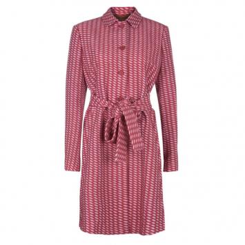 Missoni Red Tweed Long Coat M