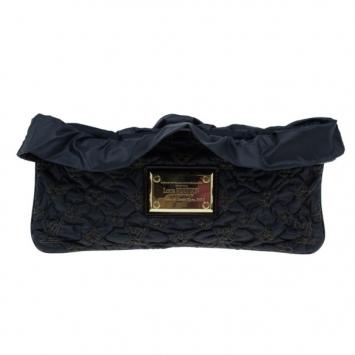 Louis Vuitton Black Monogram Nylon Devi Pochette MM