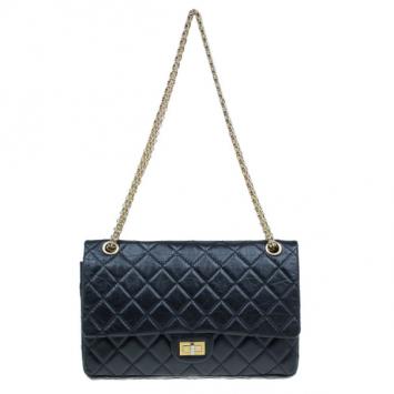 Chanel Black Calfskin 2.55 Reissue Flap Bag