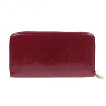 Louis Vuitton Red Vernis Zippy Continental Wallet