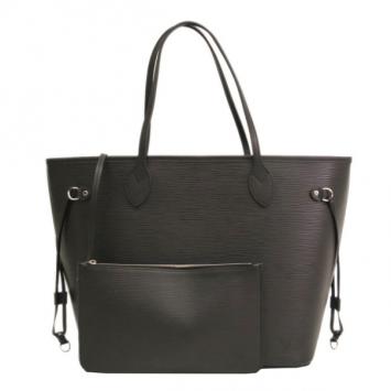 Louis Vuitton Noir Epi Leather Neverfull MM