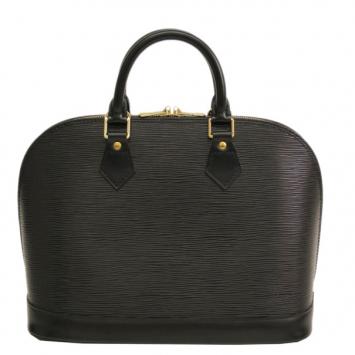 Louis Vuitton Noir Epi Leather Alma MM