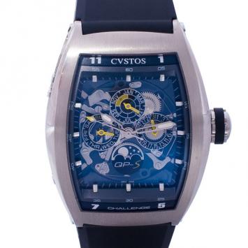 Pre Owned Cvstos Black Palladium Challenge Men's Wristwatch 41MM