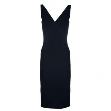 Dolce and Gabbana V-neck Fitted Dress S