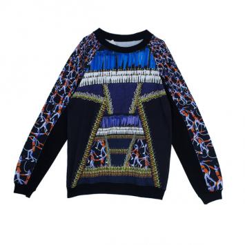 Peter Pilotto Printed Cotton Sweater M