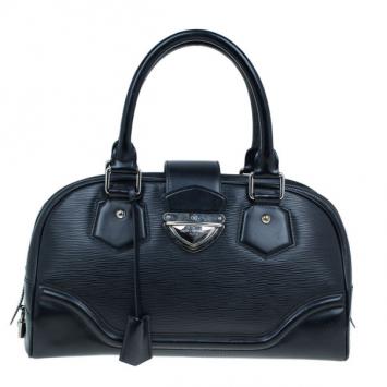 Louis Vuitton Black Epi Leather Montaigne GM