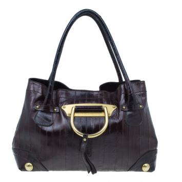 Dolce and Gabbana Brown Exotic Tote
