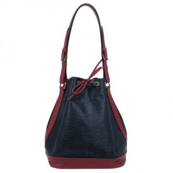 Louis Vuitton Black and Red Epi leather Noe
