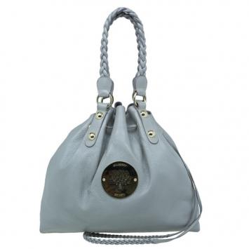 Mulberry Grey Daria Leather Drawstring Tote