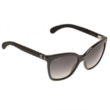 Chanel Black Cat Eye 5288 Polarised Sunglasses
