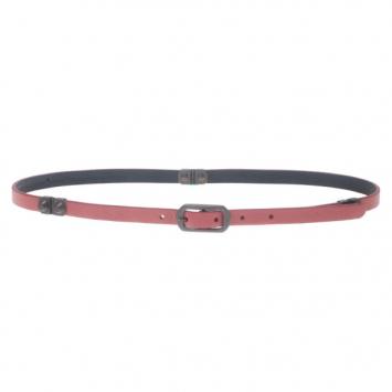 Balenciaga Pink Leather Arena Studded Belt 85CM
