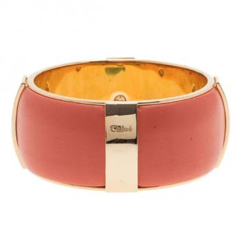 Chloe Chunky Rose Leather Bracelet 20CM