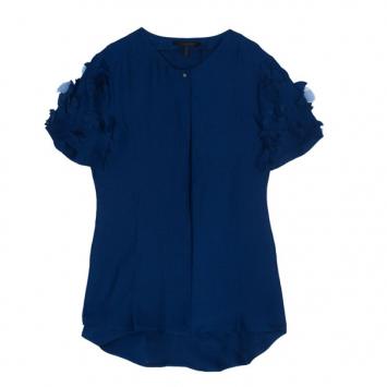 Victoria Beckham Floral Detail Applique Top M