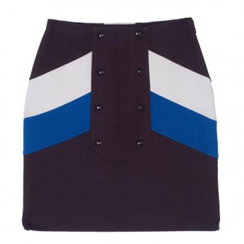 M Missoni Color-block Button Detail Mini Skirt M