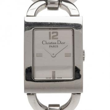Dior Silver Stainless Steel Malice Women's Wristwatch 20MM