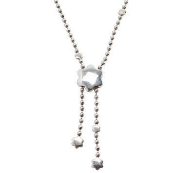 Montblanc Star Sparks Silver Lariat Necklace
