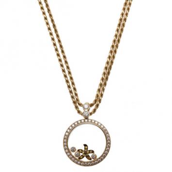 Chopard Happy Diamonds Starfish 18K Yellow Gold Pendant Necklace