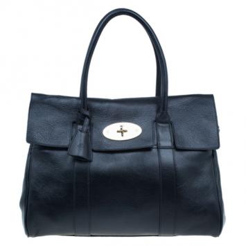 Mulberry Black Leather Bayswater Tote