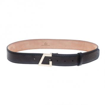 Gucci Black Python Belt 90CM