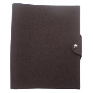Pre Owned Hermes Grey Leather Agenda Cover