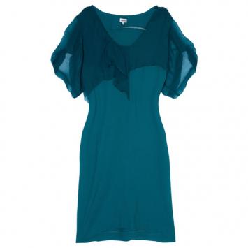Kenzo Turquoise Shift Dress M