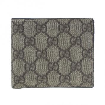 Pre Owned Gucci GG Supreme Compact Wallet