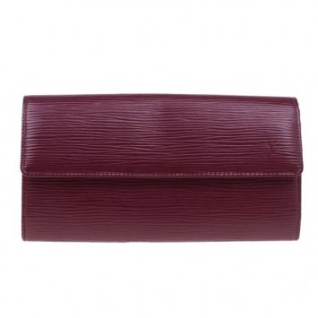 Louis Vuitton Pink Epi Leather Sarah Continental  Wallet