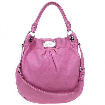Marc by Marc Jacobs Pink Leather Classic Q Hillier Hobo