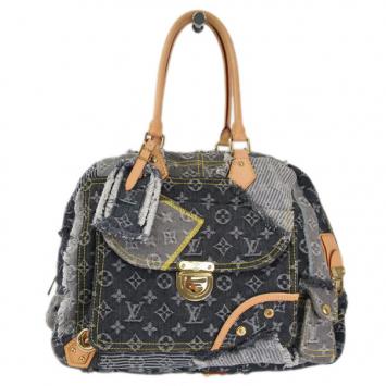 Louis Vuitton Monogram Denim Bowly Boston Bag