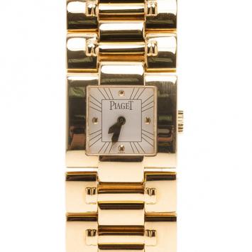 Piaget White 18K Yellow Gold 5000K83 Women's Wristwatch 21MM