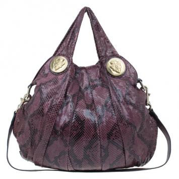 Gucci Purple Python Hysteria Hobo