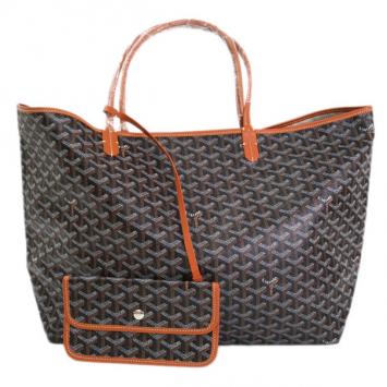 Goyard Black Canvas Saint Louis Tote GM