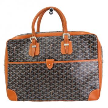 Goyard Black Coated Canvas Ambassade Briefcase PM
