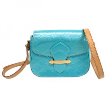 Louis Vuitton Blue Monogram Vernis Bellflower Crossbody PM