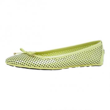 Jimmy Choo Yellow Patent Walsh Ballet Flats Size 40