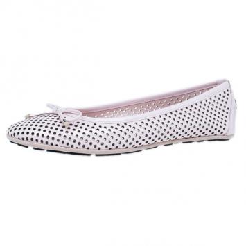 Jimmy Choo Pink Patent Walsh Ballet Flats Size 36.5