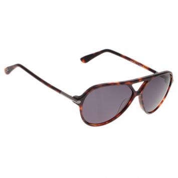 Tom Ford Brown Leopold Unisex Aviators