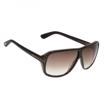 Pre Owned Tom Ford Brown Blake Sunglasses